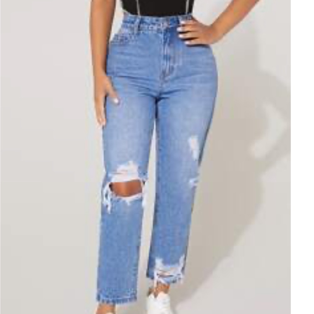 Shein Petite ankle jeans